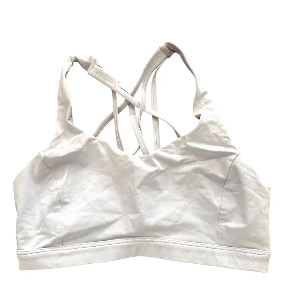 LULULEMON Free To Be Serene Sports Bra Lavender‎ Dew Sz 6